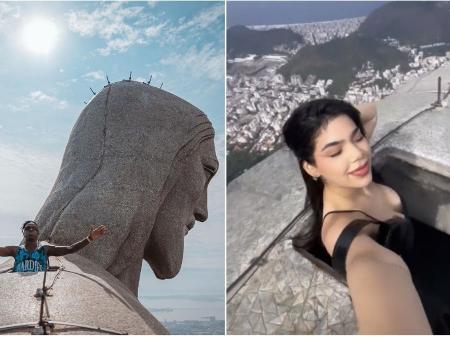 Quem é a cantora mexicana que subiu no Cristo Redentor com Vini Jr.?