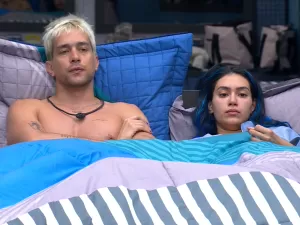 'Desconfio dele': Matheus e Unna conversam sobre Nick e Lucca 