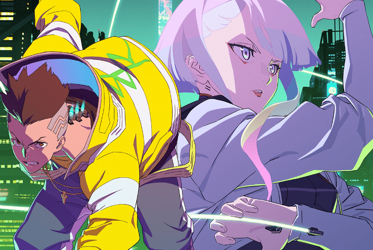 Anime "Cyberpunk: Mercenários"