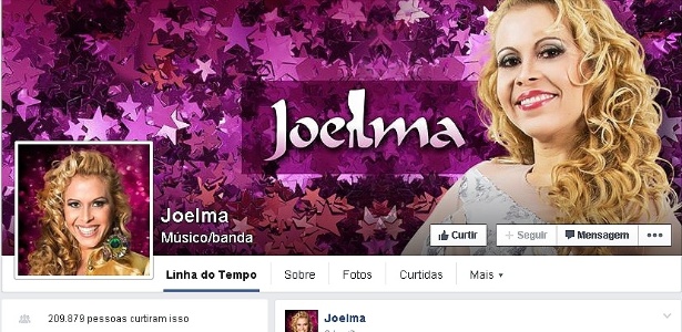 Joelma desistiu de usar o nome artístico "Joelma Calypso" após decisão judicial - Reprodução/Facebook