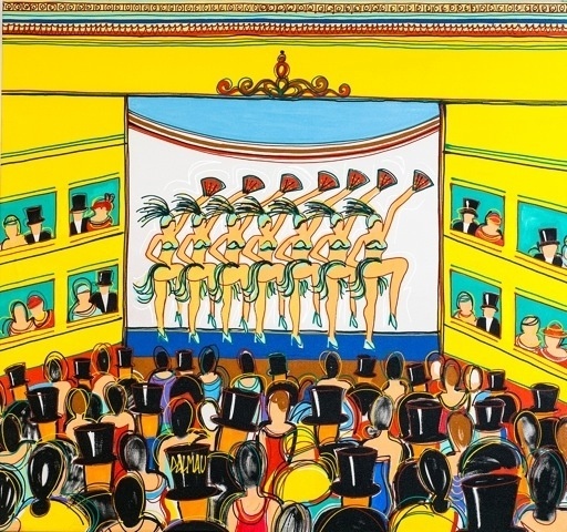 O artista espanhol David Dalmau tem 20 de suas obras expostas na mostra inédita "A Festa de Dalmau", em cartaz de 10 de dezembro, às 20h, até 14 de fevereiro de 2016, no hotel Blue Tree Premium Faria Lima. A curadoria é da jornalista e fotógrafa Adriana Guidolin. - Divulgação