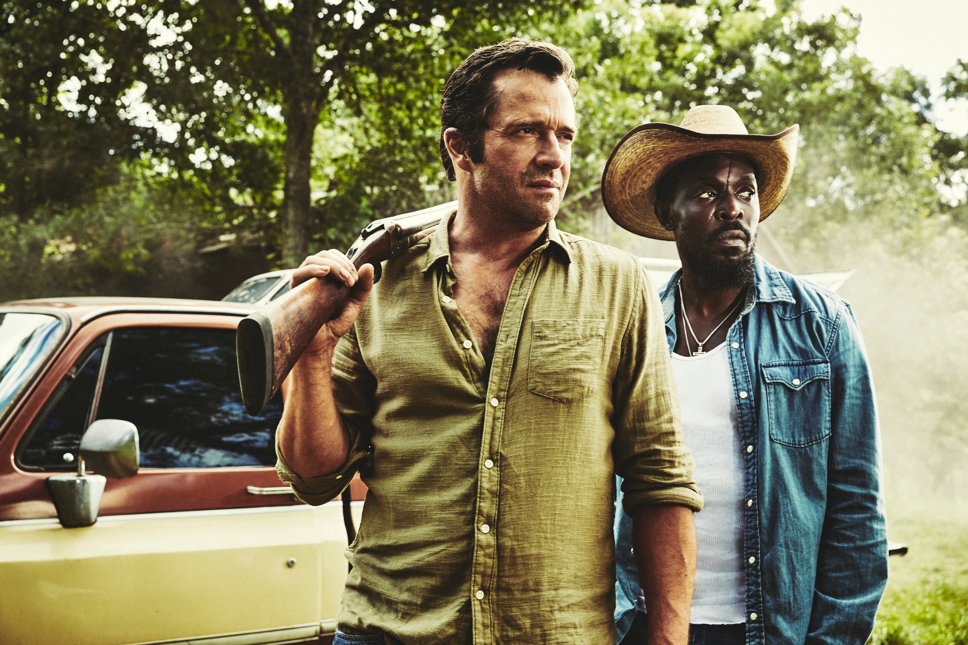 Os atores James Purefoy e Michael Kenneth Williams são os protagonistas da série "Hap and Leonard" - Divulgação