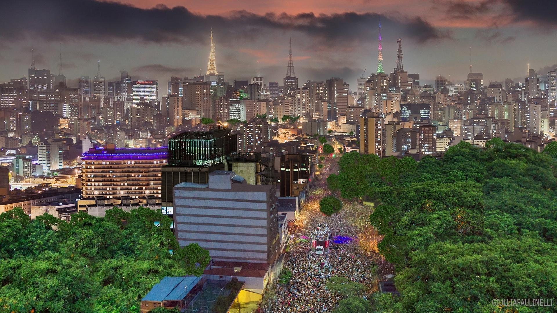 Entre Dias e Noites - Bloco Baixo Augusta - Giullia Paulinelli