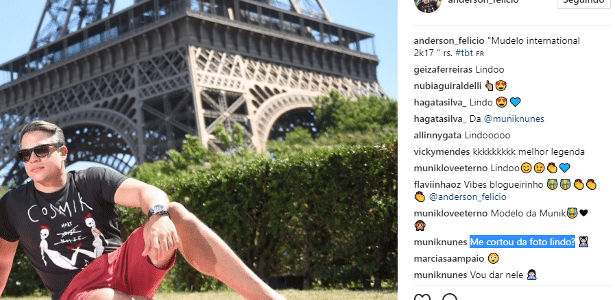 Noivo de Munik corta a ex-BBB de foto - Reprodução/Instagram - Reprodução/Instagram