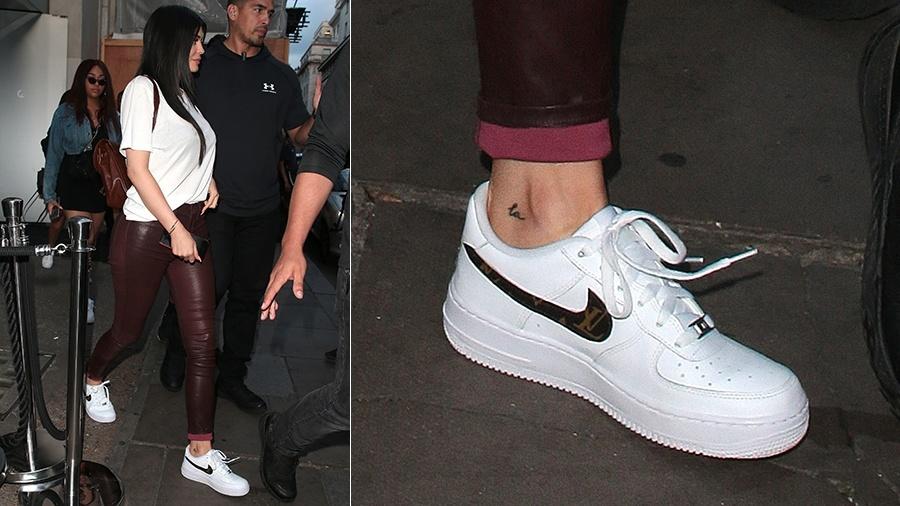 Kylie Jenner e sua tatuagem modificada - Getty Images