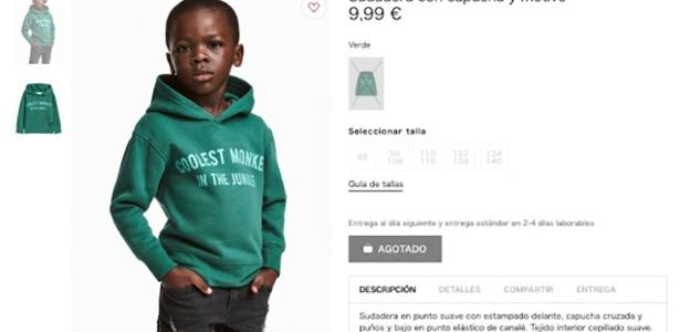 Varejista H&M retira propaganda após acusações de racismo