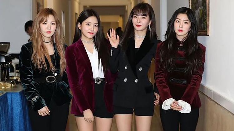 Wendy, Irene, Seulgi e Yeri, do popular grupo K-pop Red Velvet, participaram da apresentação - Getty Images - Getty Images