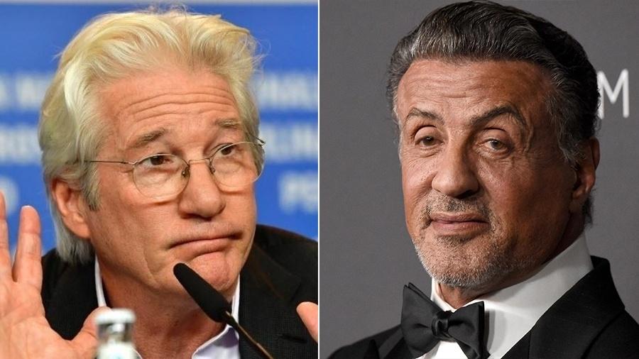 Richard Gere e Stallone não se gostam até hoje... - Getty Images