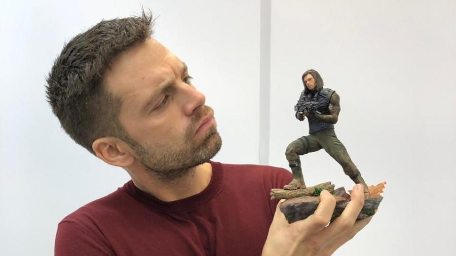 Sebastian Stan ficou impressionado com miniatura na CCXP - Divulgação