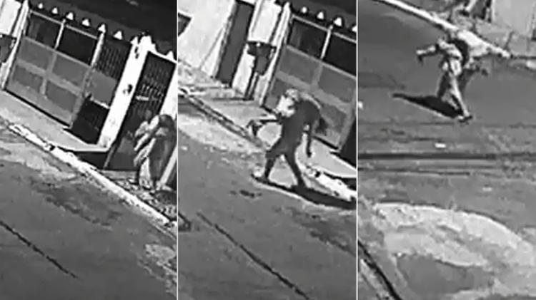 Corpo de Francisca foi carregado e jogado na rua pelo companheiro - Reprodução - Reprodução