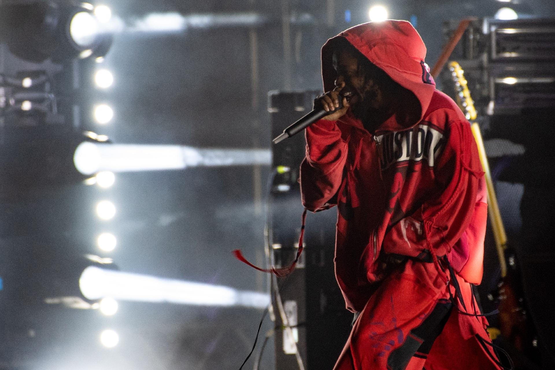 Kendrick Lamar se apresenta no Lollapalooza Brasil 2019, em São Paulo - Flávio Moraes/UOL