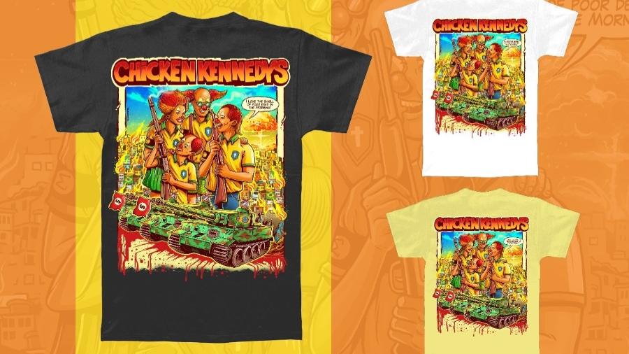 Produtora vende camisetas provocando Dead Kennedys: "Chicken Kennedys" - Divulgação