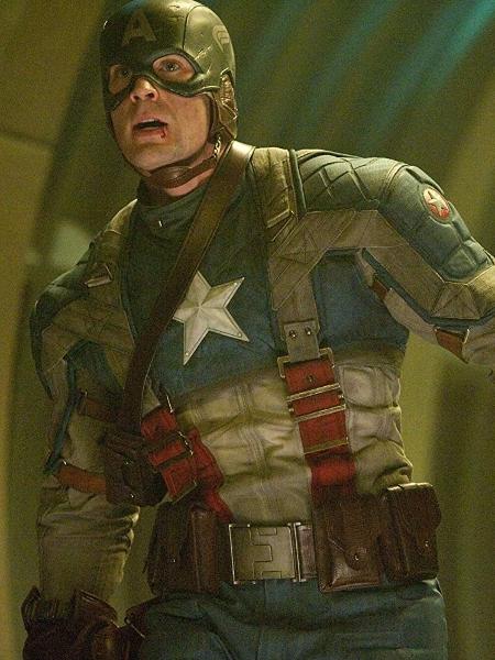 Chris Evans como o Capitão América; ator vivel o papel nos filmes da Marvel durante 9 anos - Divulgação