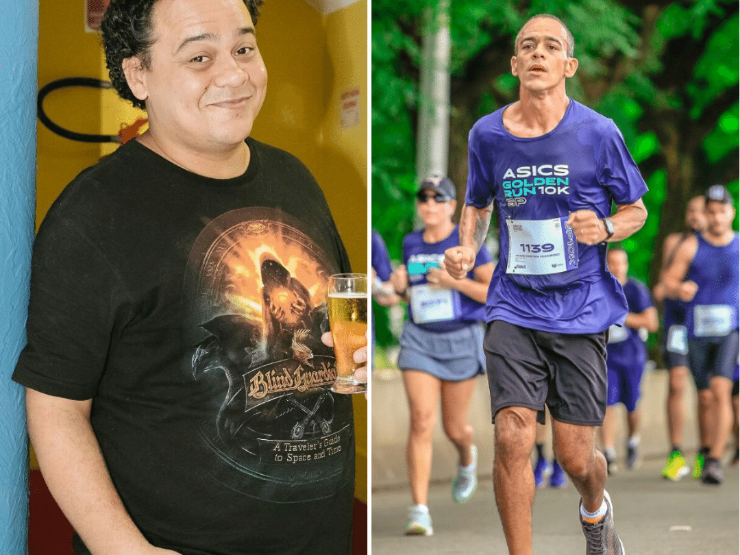 Paixão pela corrida ajudou Washington a eliminar 45 kg e vencer a depressão