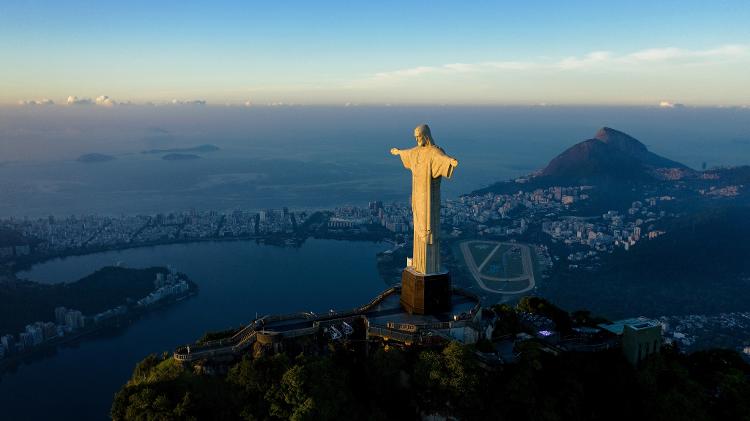 Cristo Redentor, no Rio de Janeiro (RJ)