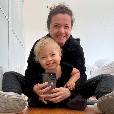 Morgana Secco e a bebê Maria Alice - Reprodução/Instagram