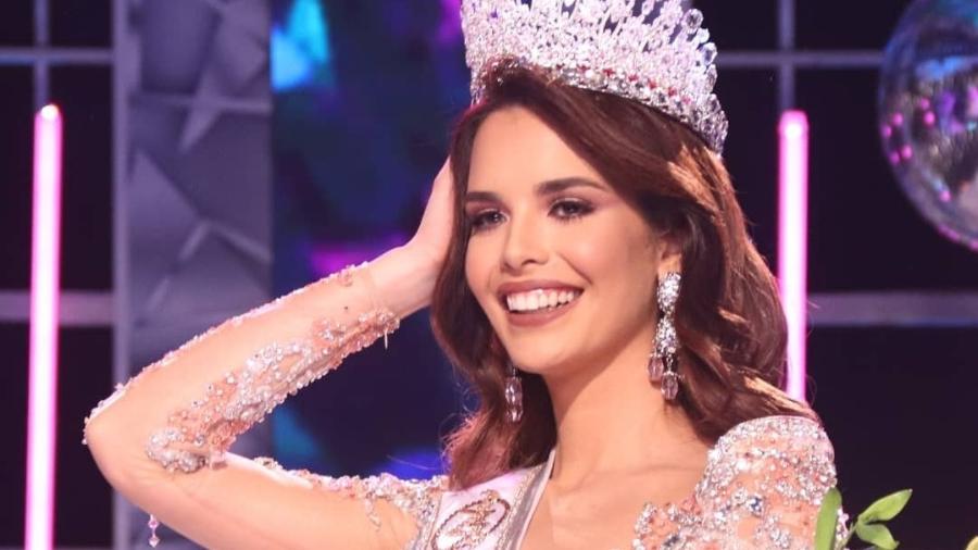 Amanda Dudamel foi coroada a nova Miss Venezuela ontem - Reprodução/Instagram @missvenezuela