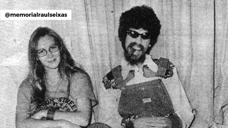 Edith Wisner e Raul Seixas Edith Wisner e Raul Seixas