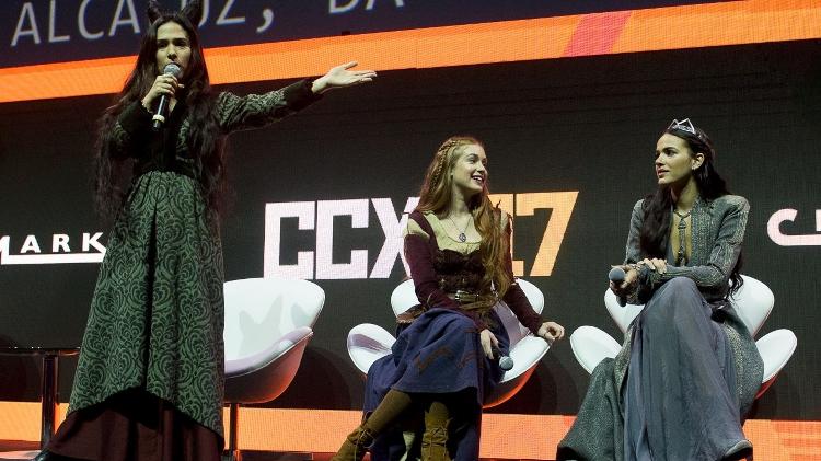 Tatá Werneck, Marina Ruy Barbosa e Bruna Marquezine apresentam nova novela na CCXP - Francisco Cepeda/AgNews - Francisco Cepeda/AgNews