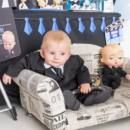 Enrico é comparado ao personagem da animação "O Poderoso Chefinho" - Reprodução/Instagram - Reprodução/Instagram