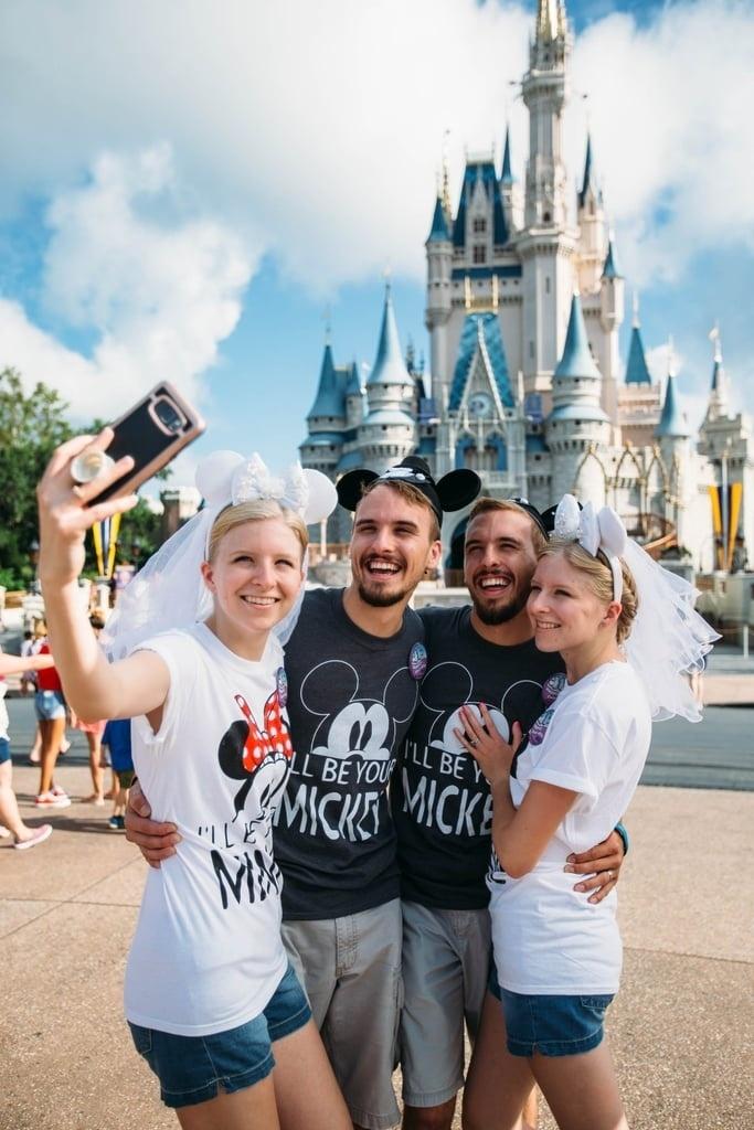 Gêmeos que se casaram com gêmeas passam lua de mel juntos na Disney; veja - Divulgação/Walt Disney World