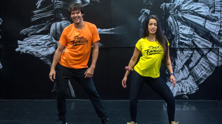 Nando Rodrigues e sua instrutora, Tatiana Scarletti - Globo/Estevam Avellar/Globo/Fábio/Rocha - Globo/Estevam Avellar/Globo/Fábio/Rocha