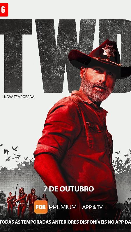 Cartaz oficial da 9ª temporada de "The Walking Dead" - Divulgação - Divulgação