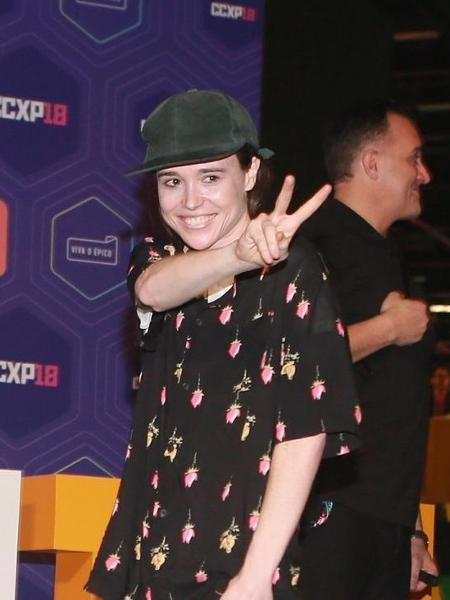Ellen Page surge de surpresa na CCXP 2018 - Iwi Onodera