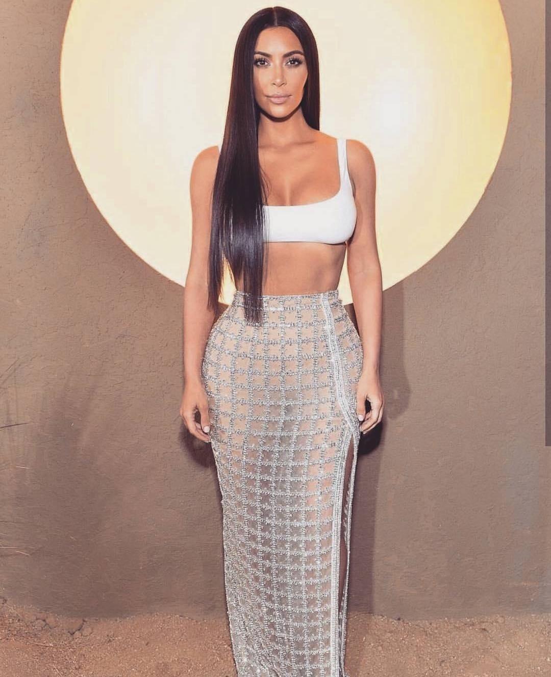 Looks pelados de Kim Kardashian - Reprodução/Instagram