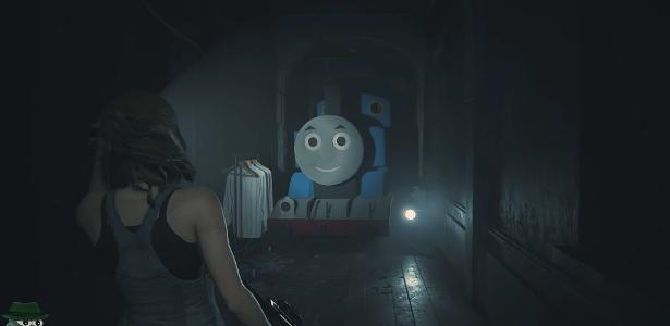 Resident Evil 2  Modo substitui Mr. X por trem de Thomas e Seus Amigos -  Aficionados