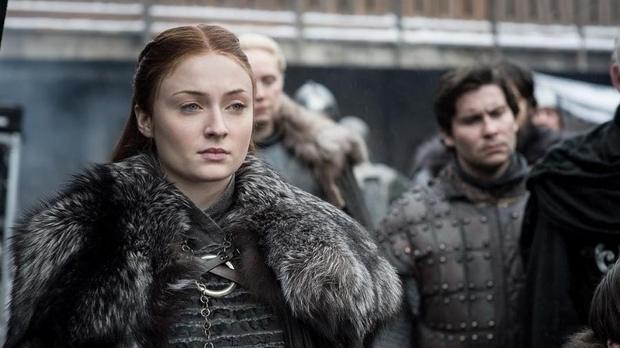 Sansa (Sophie Turner) em cena da oitava temporada de "Game of Thrones" - Divulgação