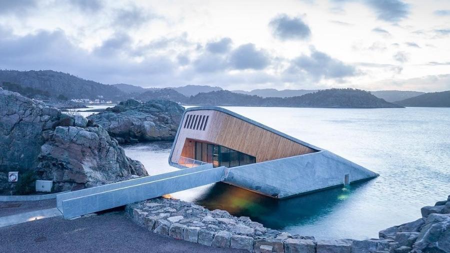 Restaurante Under, na Noruega - Juergen Pollak/Reprodução/Instagram