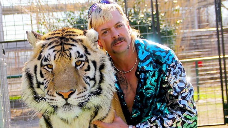 Joe Exotic, astro de "Tiger King", em cena do documentário da Netflix - Divulgação/IMDb