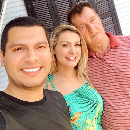 Thiago Lopes, Andressa Urach e Carlos Urach - Reprodução/Instagram @tnlopes10