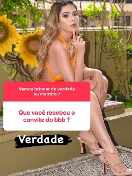 Nadja Pessoa revela convite para o Big Brother Brasil - Reprodução/Instagram - Reprodução/Instagram