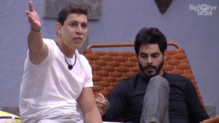 BBB 21: Caio critica Lucas Penteado por barulho no quarto - Reprodução/Globoplay - Reprodução/Globoplay