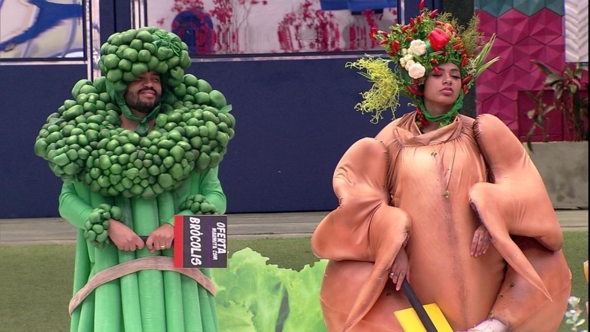BBB 21: Pocah e Projota cumprem castigo do monstro - Reprodução/Globoplay