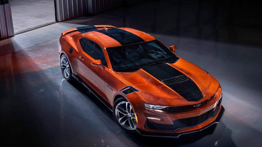 Chevrolet Camaro com Vivid Orange - Divulgação