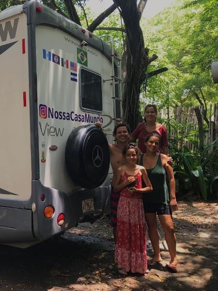 Família Figueiredo Rodrigues passou três anos viajando de motorhome - arquivo pessoal