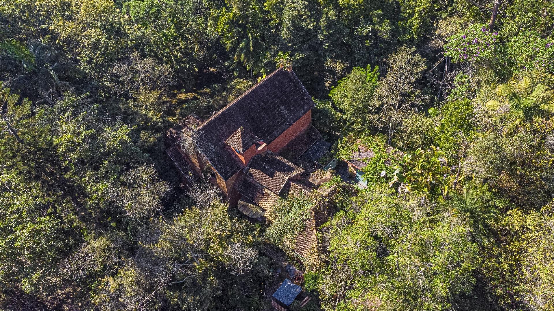 Vista aéra do Sítio Represa na região do Marsilac, extremo sul de São Paulo