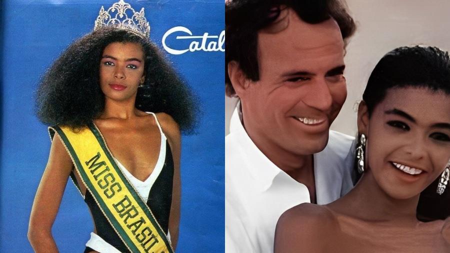 Deise Nunes venceu o Miss Brasil em 1986; dois anos depois iniciou namoro de oito meses com Julio Iglesias - Reprodução/ Arquivo pessoal