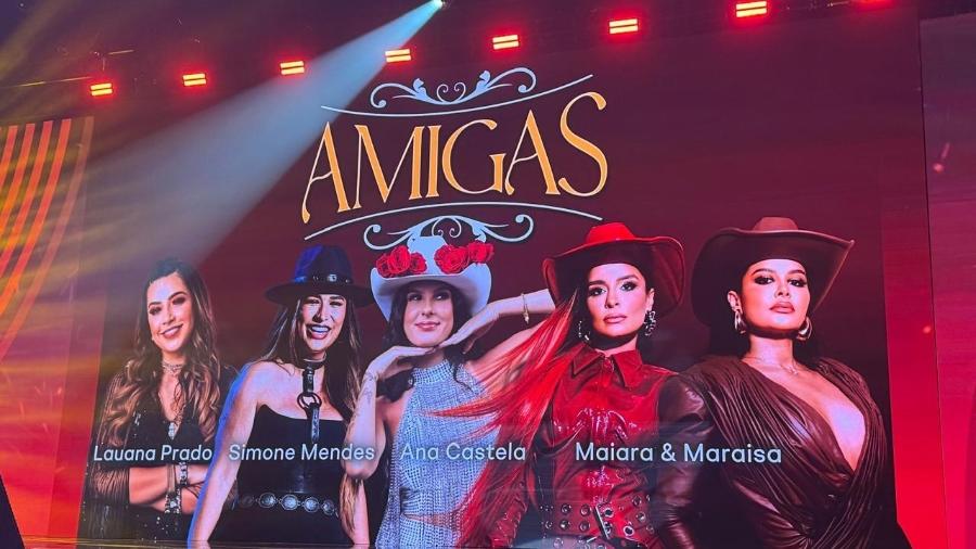 Lauana Prado, Simone Mendes, Ana Castela e Maiara & Maraisa vão comandar o programa Amigas