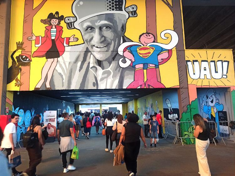 Homenagem a Ziraldo na Bienal do Rio de 2025 Homenagem a Ziraldo na Bienal do Rio de 2025