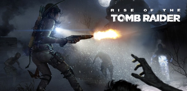 A aventureira Lara Croft terá seus dias de caçadora de zumbis na última expansão de "Rise of the Tomb Raider" - Divulgação