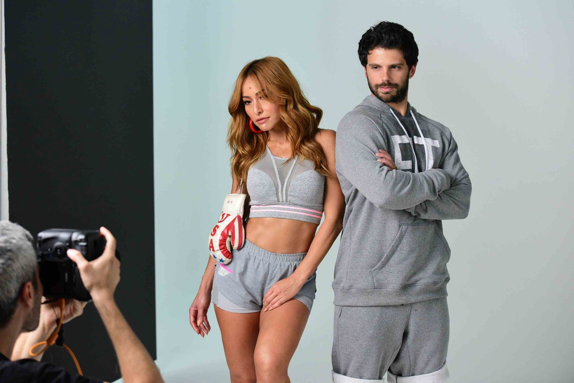 22.out.2016 - Sabrina Sato posa para campanha publicitária com o namorado, Duda Nagle  - Leo Franco/AgNews