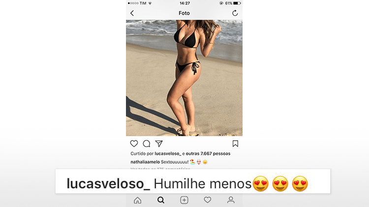 lucas veloso nathalia 3 - Reprodução/Instagram  - Reprodução/Instagram 