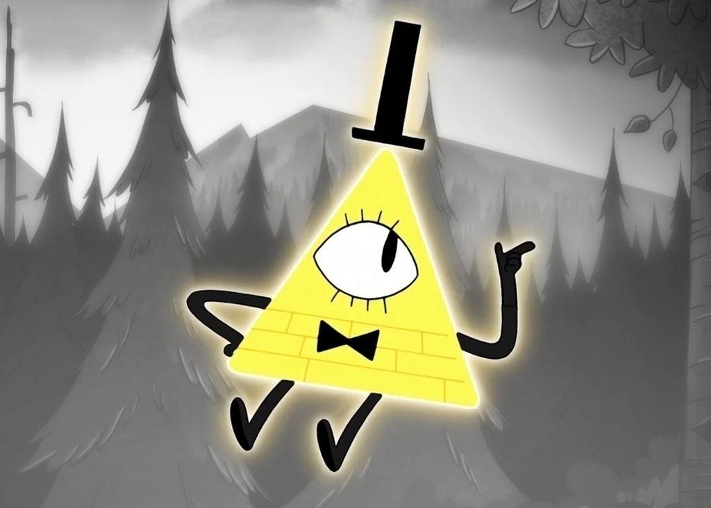 Personagem Bill Cipher da série animada "Gravity Falls: Um Verão de Mistérios" - Divulgação