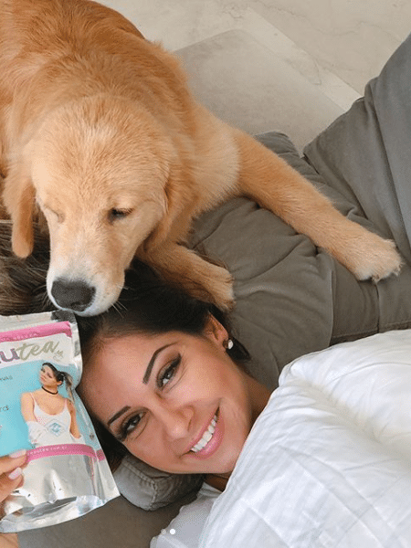 Mayra Cardi com o cachorro, Pipoca - Reprodução/Instagram