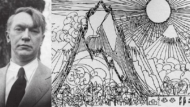 Vachel Lindsay, autor de "The Golden Book of Springfield" - Reprodução - Reprodução