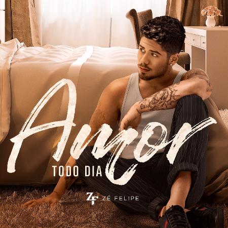 Capa do single "Amor Todo Dia", do cantor Zé Felipe - Divulgação